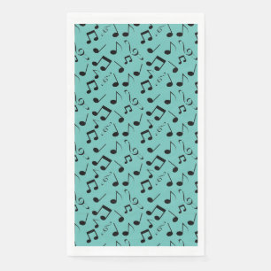 Musical Notes Design Guest Towel Napkins