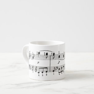 Musical Notes Espresso Mug