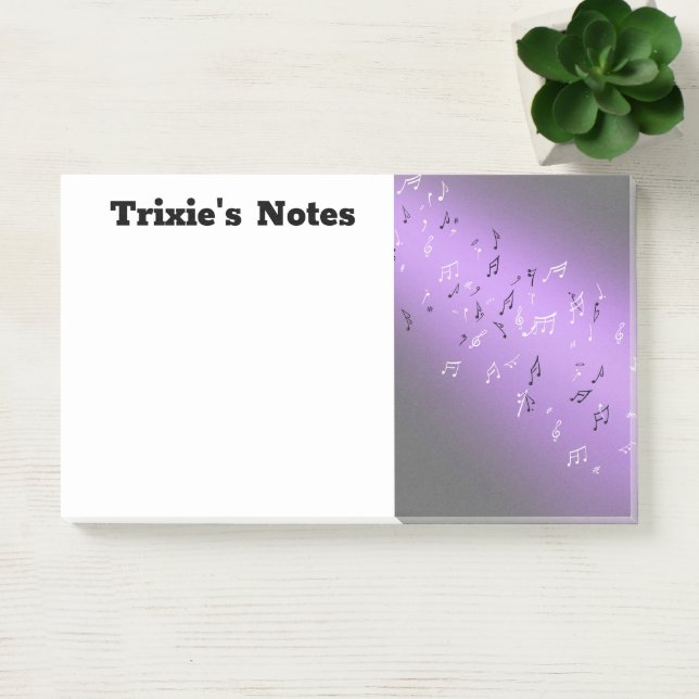Musical Notes in the Moonlight Purple (Office)