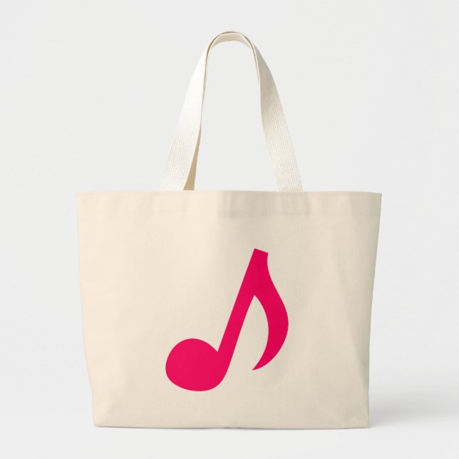 Musical notes large tote bag (Front)