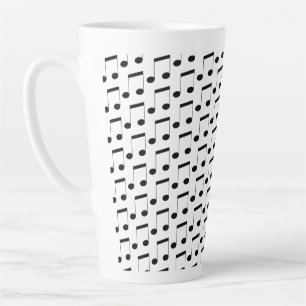 Musical Notes, Latte Mug