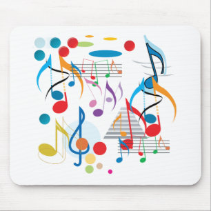 Musical Notes Mouse Mat