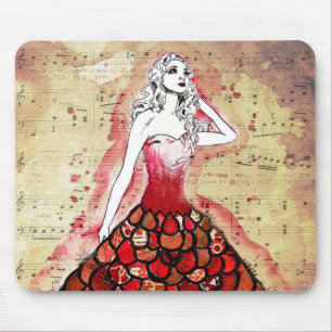 Musical notes! mouse mat