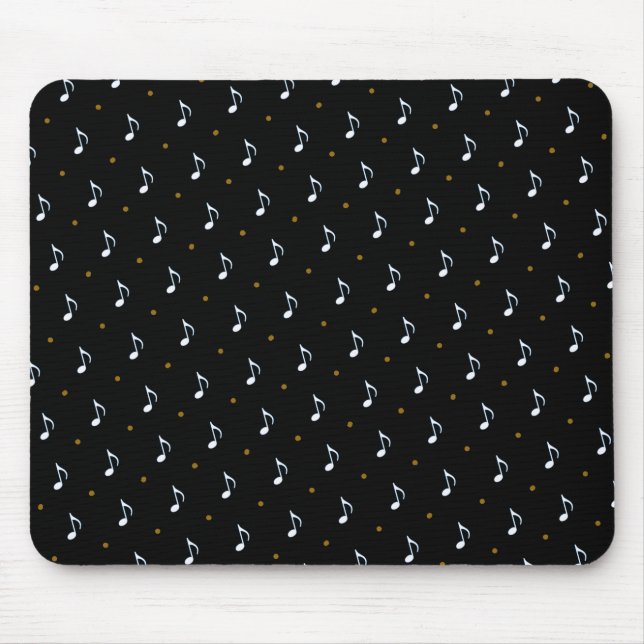 musical notes mouse mat (Front)