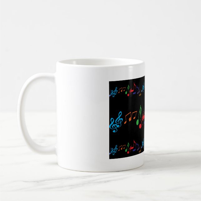 Musical Notes Mug (Left)