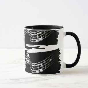 Musical notes mug