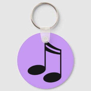 Musical Notes Music Gift Key Ring