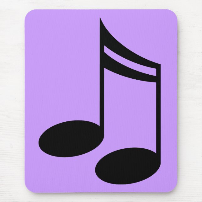 Musical Notes Music Gift Mouse Mat (Front)