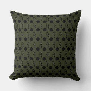 Musical Notes Musicians Gifts Decor Elegance Cushion