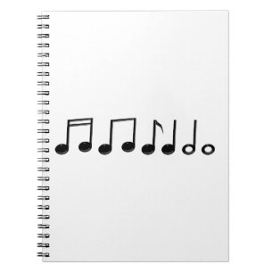 Musical Notes Notebook
