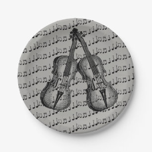 Musical Notes Paper Plates