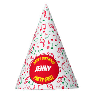 Musical Notes Party Hat