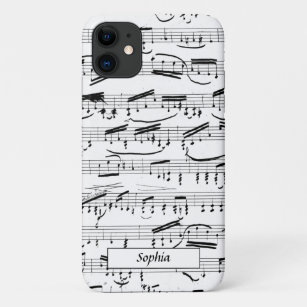 Musical Notes Piano Sheet Music Custom Case-Mate iPhone Case