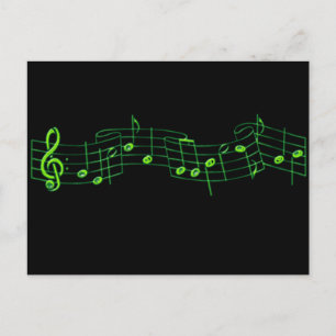 Musical Notes Postcard