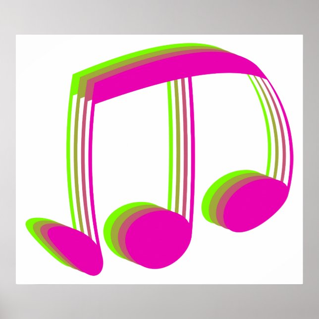 Musical Notes Poster (Front)