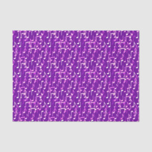 Musical Notes print - violet purple, multi Tissue Paper
