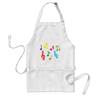Musical notes standard apron