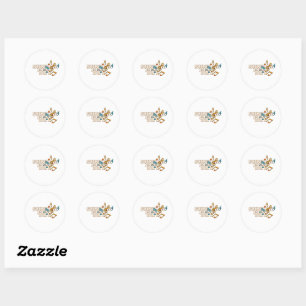 Musical Notes Sunday the Best Day Sticker