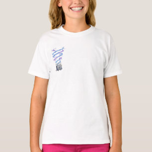 Musical Notes Swirling from Radio Kids T-Shirt