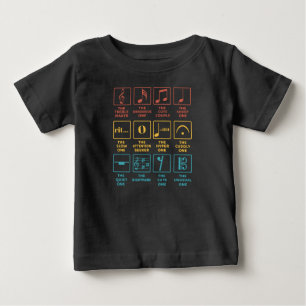 Musical Notes Symbol Definition Baby T-Shirt