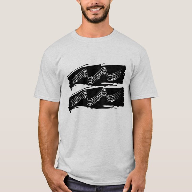 Musical notes T-Shirt (Front)