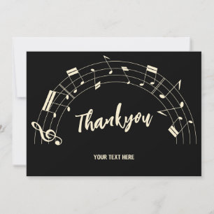 Musical notes thankyou