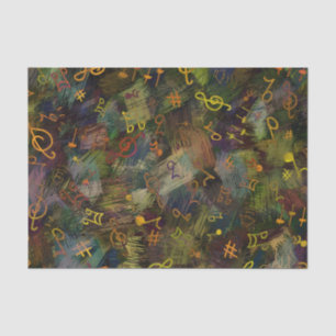 Musical Notes Tissue Paper