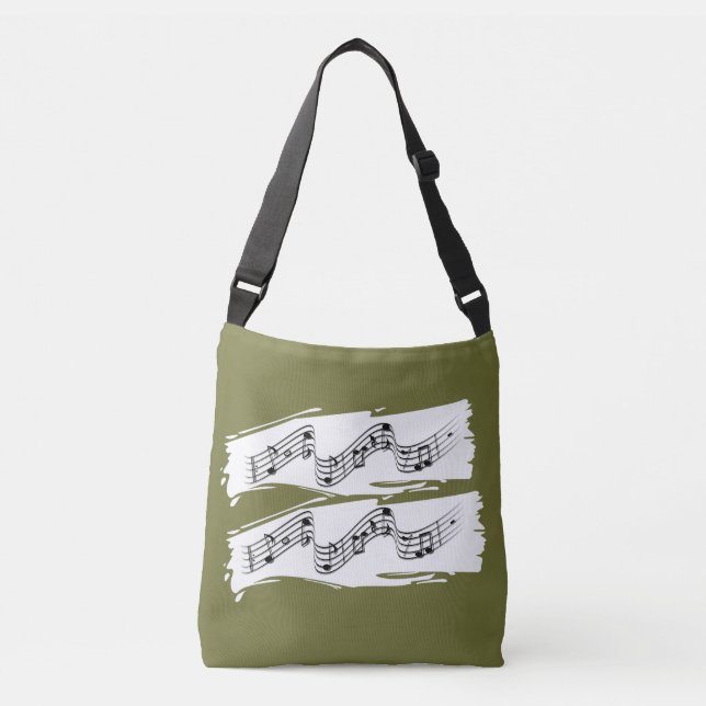 Musical notes tote bag (Front)