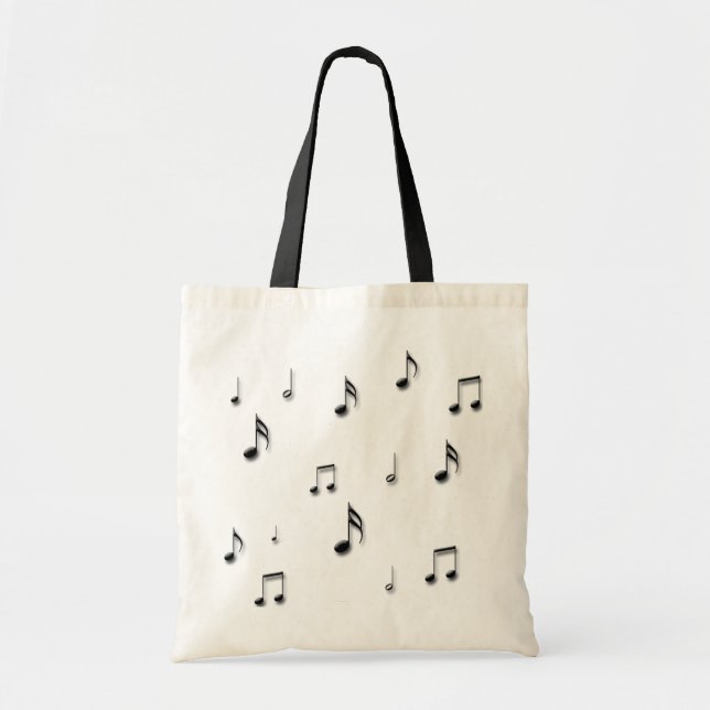 Musical Notes Tote Bag (Front)