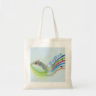 Musical Notes Tote Bag