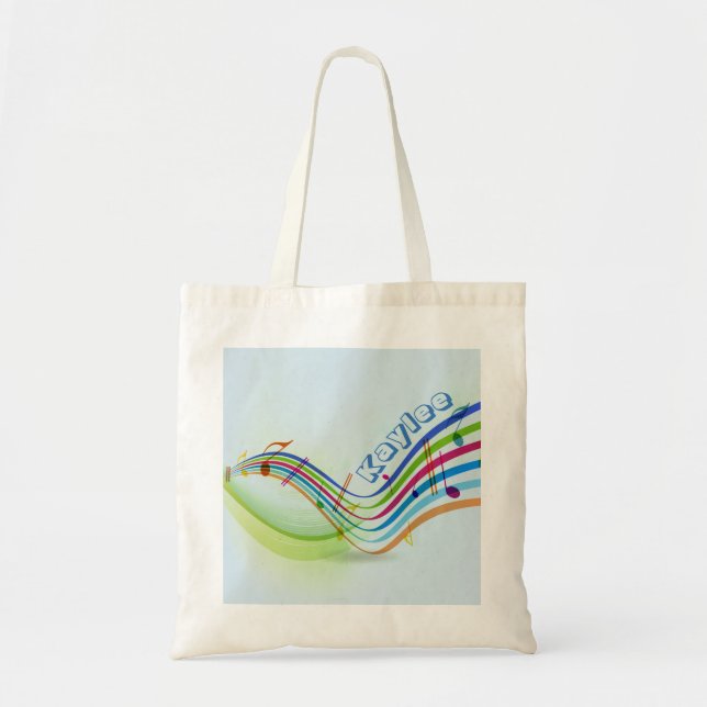 Musical Notes Tote Bag (Front)