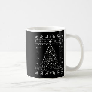 Musical Notes Tree Christmas Ugly Sweater Xmas  Coffee Mug