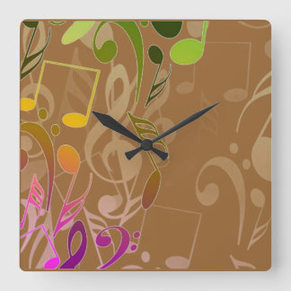 Musical Notes Wall Clock