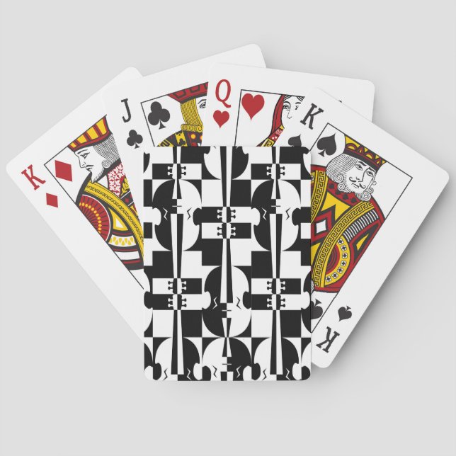 Musical Optical Illusions Playing Cards (Back)