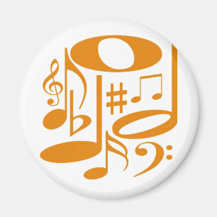 Musical Orange Magnet