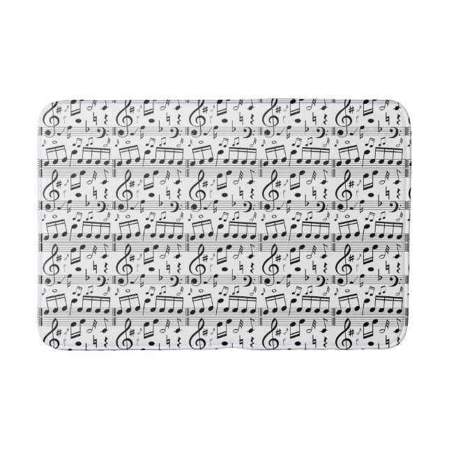 Musical Pattern bath mats (Front)