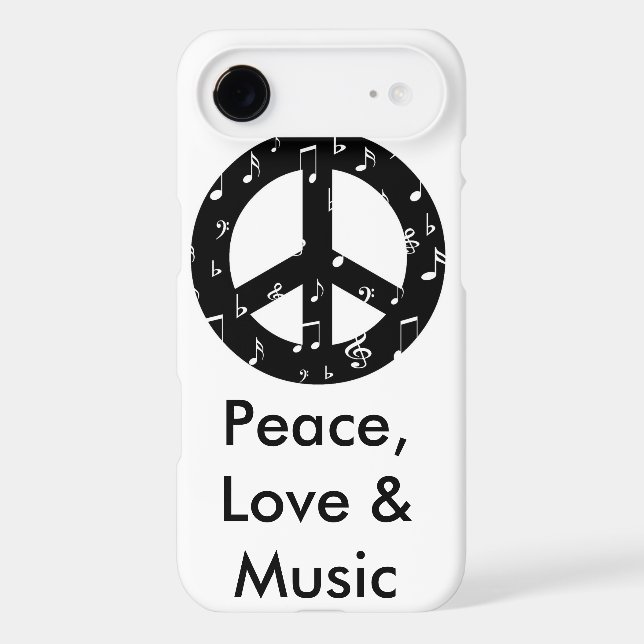 Musical Peace Sign Barely There iPhone 6 Case (Back)