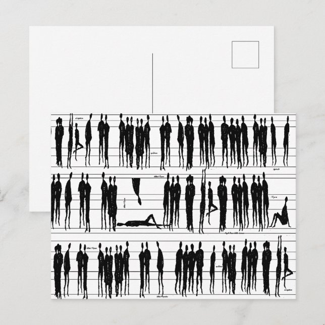 MUSICAL PEOPLE Postcard (Front/Back)