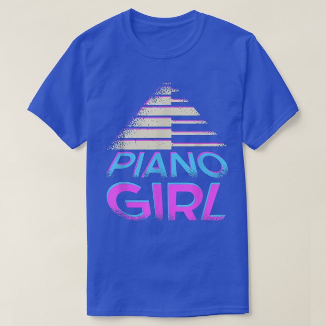 Musical Pianist  Music Lover  Piano Keyboard  Pian T-Shirt (Design Front)