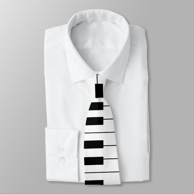 Musical piano keys tie (Tied)