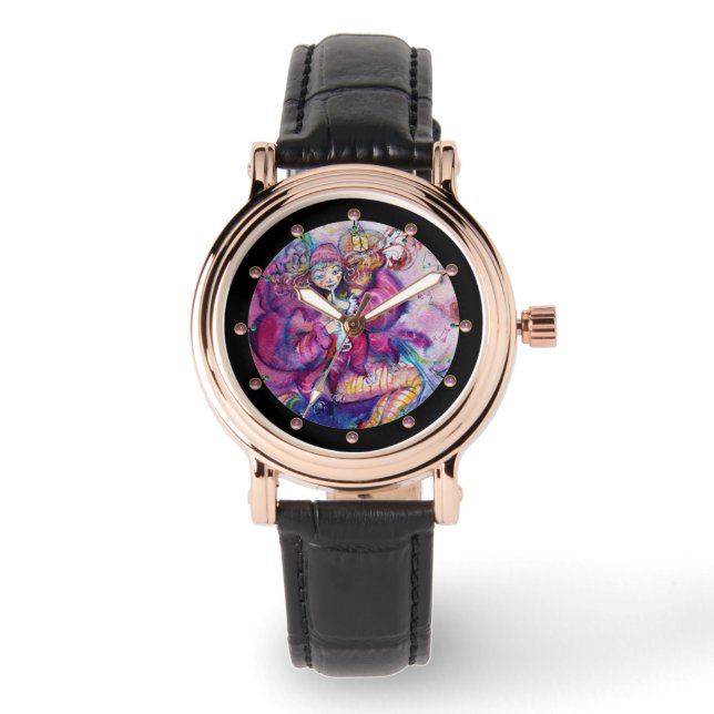 MUSICAL PINK CLOWN WATCH (Front)