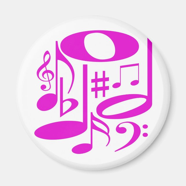 Musical Pink Magnet (Front)