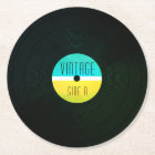 Musical record plate vinyl vintage style