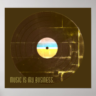 Vinyl Record Posters & Prints | Zazzle UK