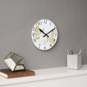 Musical Round Clock