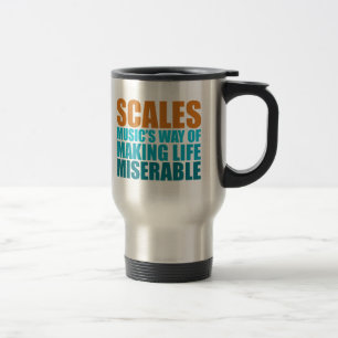 Musical Scales Travel Mug