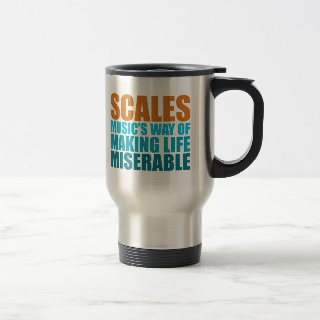 Musical Scales Travel Mug (Right)