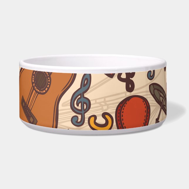 Musical Sketch: Colourful Vintage Seamless. (Front)