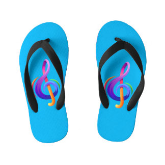Musical Slippers for Music Enthusiasts Kid's Flip Flops