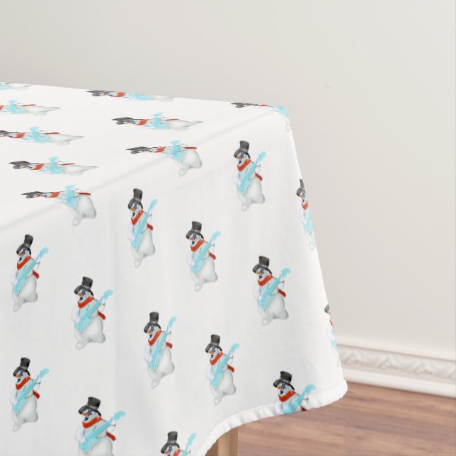 Musical Snowmans Tablecloth (In Situ)